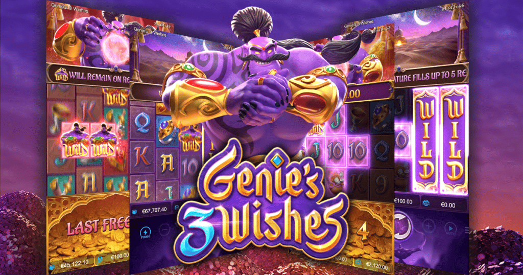 genie's 3 wishes pg slot cover
